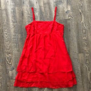 Red sundress
